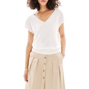 Caroll Pullover met korte mouwen, Lucent White, S