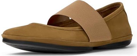 Camper - Right Nina - Ballerina's - Zwart - Rubberen Loopzool