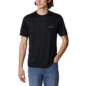 Columbia Mannen Meeker Peak Big & Tall korte mouw Crew Athletic Shirt - zwart - S