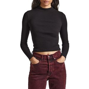 Pepe Jeans Winona Perkins T-shirt voor dames, Zwart (zwart), L