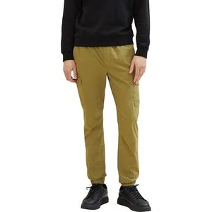 TOM TAILOR Denim Slim Cargo Joggingbroek voor heren, 28856 - Licht Olijf Groen, XS