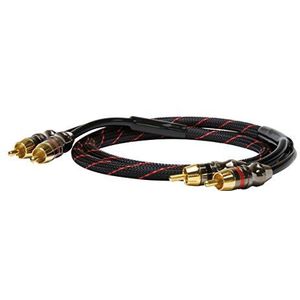 Dynavox 207480 RCA cable (stereo, 1 m) Black