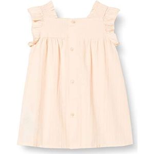Name It NBFHILLA CAPSL jurk, lichtwit, 62 meisjes, Helder Wit, 62 cm