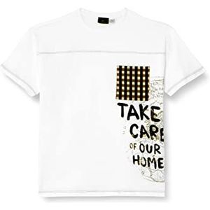 Chicco T-shirt met korte mouwen, wit, normaal voor kinderen en jongens, Wit