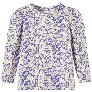 NAME IT Girl's NMFBELLE LS TOP shirt met lange mouwen, paars korallites, 104, Purple Corallites, 104 cm