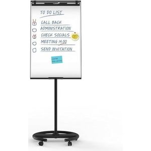 Legamaster 7-153200 Economy Flipchart Triangle Mobiel, zwart