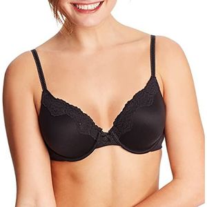 Maidenform® Comfort Devotion® Extra Coverage T-shirt Bra Black 40C, zwart (Bk W/Bdb), 90C