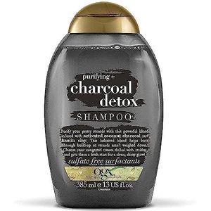 OGX Zuiverende Detox-shampoo met houtskool, 385 ml