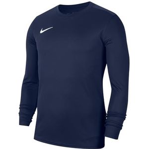 Nike Heren Top Met Lange Mouwen M Nk Df Park Vii Jsy Ls, Blu_Bianco, BV6706-410, S