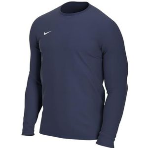 Nike Heren Top Met Lange Mouwen M Nk Df Park Vii Jsy Ls, Blu_Bianco, BV6706-410, S