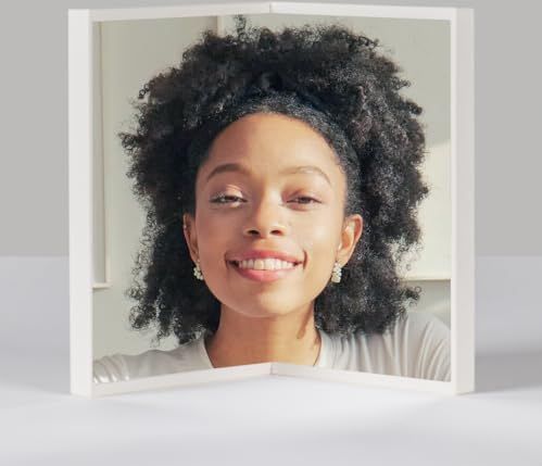 Realme V niet-omkerende spiegel - echt beeld, ongeëvenaarde precisie, kalibratievrij, slank ontwerp voor make-up-ijdelheid, 9"" niet-omkerende spiegel