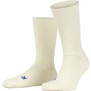 FALKE Uniseks-volwassene Sokken Walkie Ergo U SO Wol Functioneel material eenkleurig 1 Paar, Wit (Woolwhite 2060), 46-48