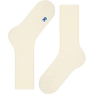 FALKE Uniseks-volwassene Sokken Walkie Ergo U SO Wol Functioneel material eenkleurig 1 Paar, Wit (Woolwhite 2060), 42-43
