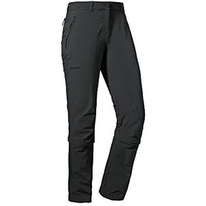 Sch�öffel Engadin1 Zip Off Damesbroek, comfortabele en elastische broek met afritsfunctie, verkoelende en sneldrogende outdoorbroek voor vrouwen