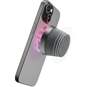 cellularline - Mag-Luidspreker - Magnetische Bluetooth-luidspreker - 3 Watt - Speeltijd: 12 uur - Compatibiliteit: iPhone 12 en hoger, smartphones met magnetische achterkant - Zwart