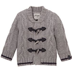 Jean Bourget Baby jongens gebreid vest cardigan tricot, grijs (gris Chiné), 98 cm