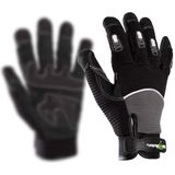 KIXX handschoen synthetisch leer vingerbescherming 10 zwart