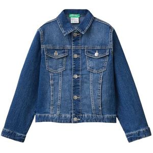 United Colors of Benetton Jeansjack voor kinderen en jongeren, Denim 901, 130