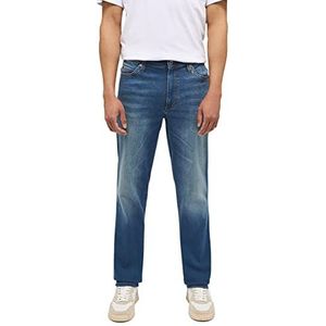 MUSTANG Heren Tramper Tapered Fit Jeans, Blauw (Medium Bleach 313), 34W 34L EU, blauw (middenblauw 313), 34W x 34L