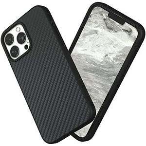 RHINOSHIELD Case Compatible with iPhone 13 Pro Max | SolidSuit- Shock Absorbent Slim Design Protective Cover with Premium Matte Finish 3.5M/11ft Drop Protection - Carbon Fiber