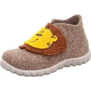 Superfit Happy pantoffels voor jongens, beige 4000, 22 EU