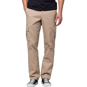 Dickies Slim-Straight Stretch-Twill cargobroek voor heren, Woestijn Zand V1, 32W / 32L