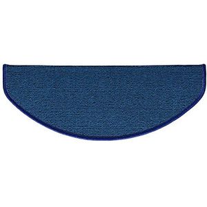 andiamo Trapmat Bob, melange-effect, getuft (2 stuks), blauw, zeer duurzaam, set van 2 matten