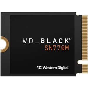 WD_BLACK SN770M 1TB M.2 2230 NVMe SSD, voor handheld gaming apparaten en compatible laptops. Tot 5150 MB/s, TLC 3D NAND Gewelidig voor de Asus ROG Ally, Steam Deck en Microsoft Surface