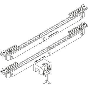 Dorma Glas Muto Dormotion 150 Intrekdemping (schuifdeurdemper), glasdikte 8-13,5 mm, vleugelgewicht tot 150 kg, kunststof/staal