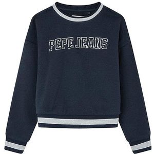 Pepe Jeans Tiziana Sweatshirt voor meisjes, Blauw (Dulwich), 14 jaar