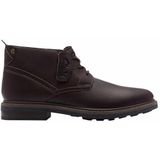 Clarks Premium Heren Newford Mid WP Chukka Boot, Bruin WLined Lea, 6 UK, Bruine Wlined Lea, 38.5 EU