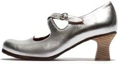 FLY LONDON - Pumps - Zilver - Trechterhak - Glad Leer