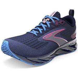 Brooks Dames Levitate 6 Sneaker, Peacoat/Roze Lady/Lila Rose, 8.5 UK, Peacoat Roze Dame Lila Roos, 42.5 EU