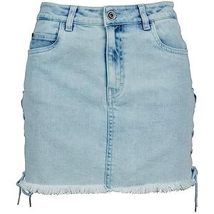 Urban Classics - Rok - Lichtblauw - Denim - Kort/mini