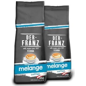 Der-Franz Melange Koffie, gemalen, 2 x 500 g