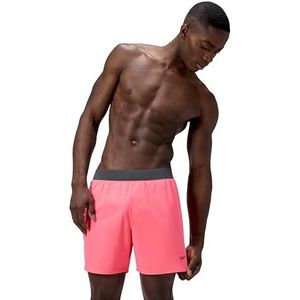 Speedo Heren The Lookout Volley 16"" Solid Watershorts, Neon Coral, S