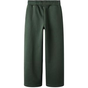 Wide Leg Joggingbroek - Ongeborstelde Sweatstof - Wijde Pasvorm