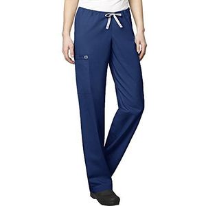 WonderWink 500XNAVY2XL Wonder Work Unisex Trekkoord Cargo Broek, Navy, Extended-2XL Maat