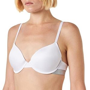 Emporio Armani Underwear Iconic Damesbeha, microvezel, volledige bedekking, wit, 38B, wit, B