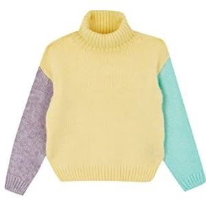 DeFacto Pullover met lange mouwen voor meisjes - trui met lange mouwen voor meisjes tops (geel, 5/6 Y), geel, 5-6 Jaren