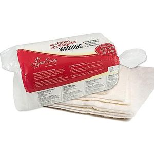 Sew Easy Quilting Batting Watten 80% Katoen 20% Polyester Wasbaar, Queen Size 90 x 108 cm 90 x 108 inch (NLW.204)