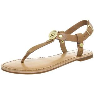 Tommy Hilfiger dames julia 2 sandalen, Braun Cognac 606, 42 EU