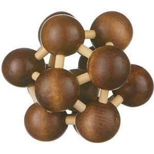 Fridolin 17469 ""Atom"" 3D Bamboe Puzzel