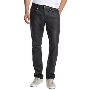 ESPRIT Collection Heren Slim Jeans 084EO2B012, zwart (E Pitch Black 772), 36W x 30L