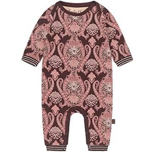 Charlie Choe Baby Girls jumpsuit ls, bruin + roze, 68