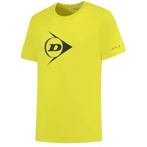 DUNLOP Essentials Promo T-Shirt voor Kinderen, Felgeel, 140