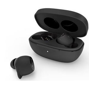 Belkin SoundForm Immerse True Wireless Earbuds, hybride ruisonderdrukking, draadloos opladen, zweet- en waterbestendig, Apple Zoek mijn en Belkin Ping My Earbuds voor iPhone, Galaxy, Pixel etc, zwart