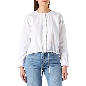 HUGO Esenia Damesblouse, White100, 46 NL