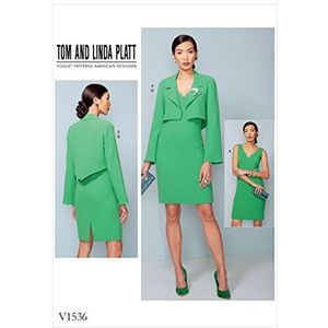 Vogue Patterns patroon/Petite jas en jurk, meerkleurig, maten 6-14