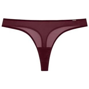 DORINA Origins-Shimmer Mesh String Origins String - Gesneden Voorzijde, Hoog, Mesh Paillet, Rood, XXXL, Rood, 3XL